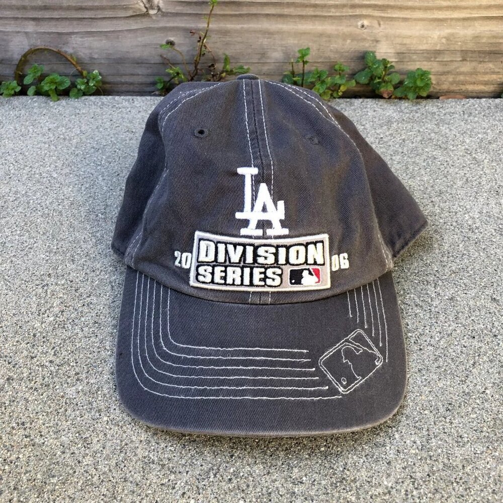 TWINS ENTERPRISE Los Angeles Division Series 2006 Hat Men's Grey Adjustable Cap
